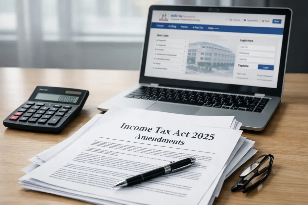 Income-Tax Act 2025 amendment documents