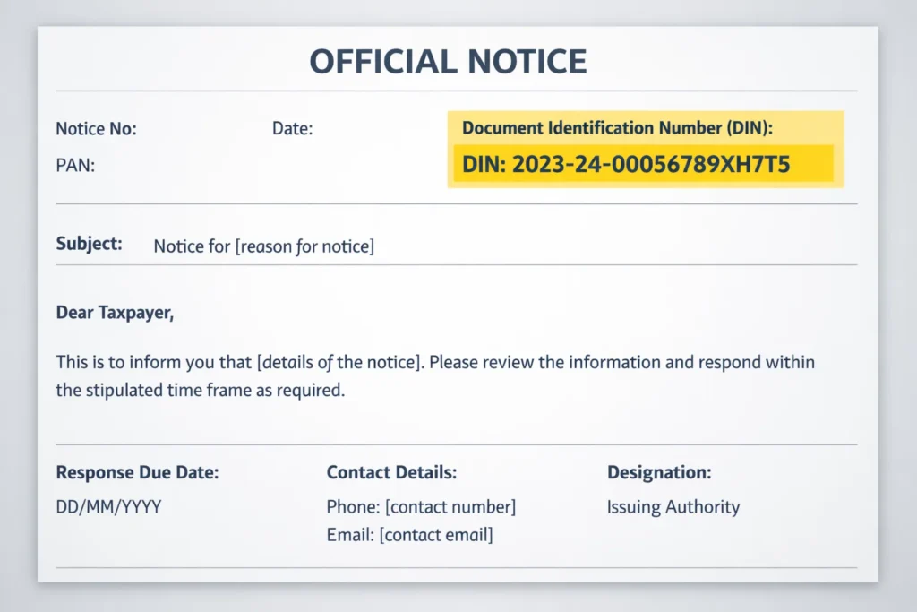 Document Identification Number DIN verification online Document Identification Number DIN verification online