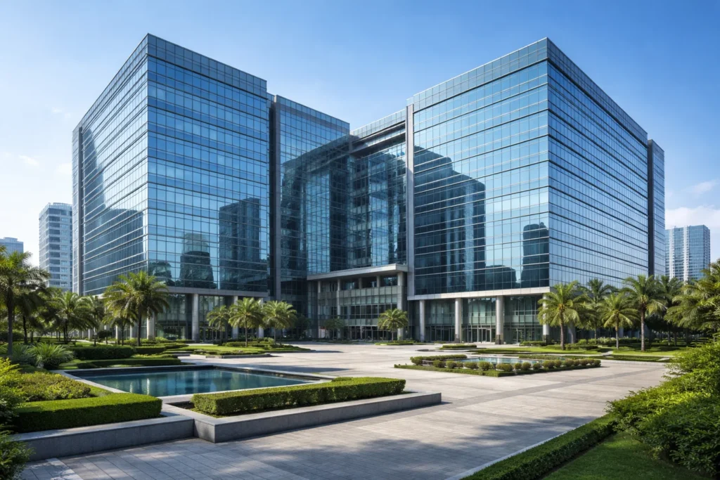 Startup Registration in India corporate office building representing DPIIT recognition