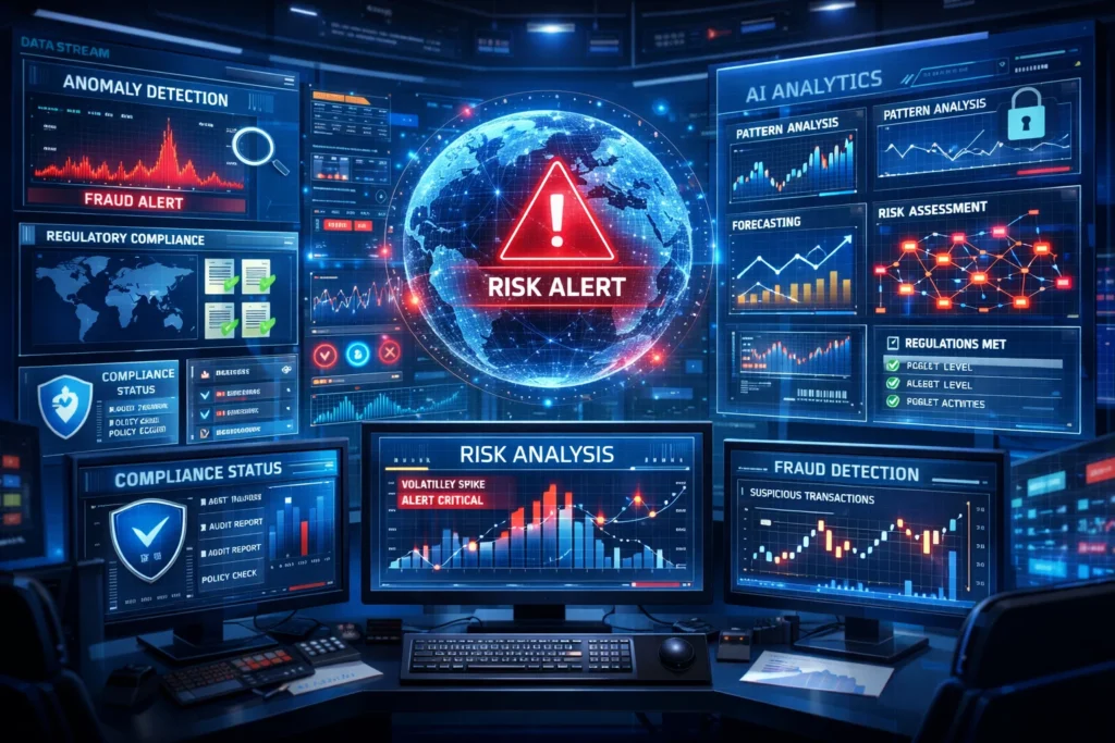 riskalert AI-based GST compliance monitoring system detecting financial discrepancies