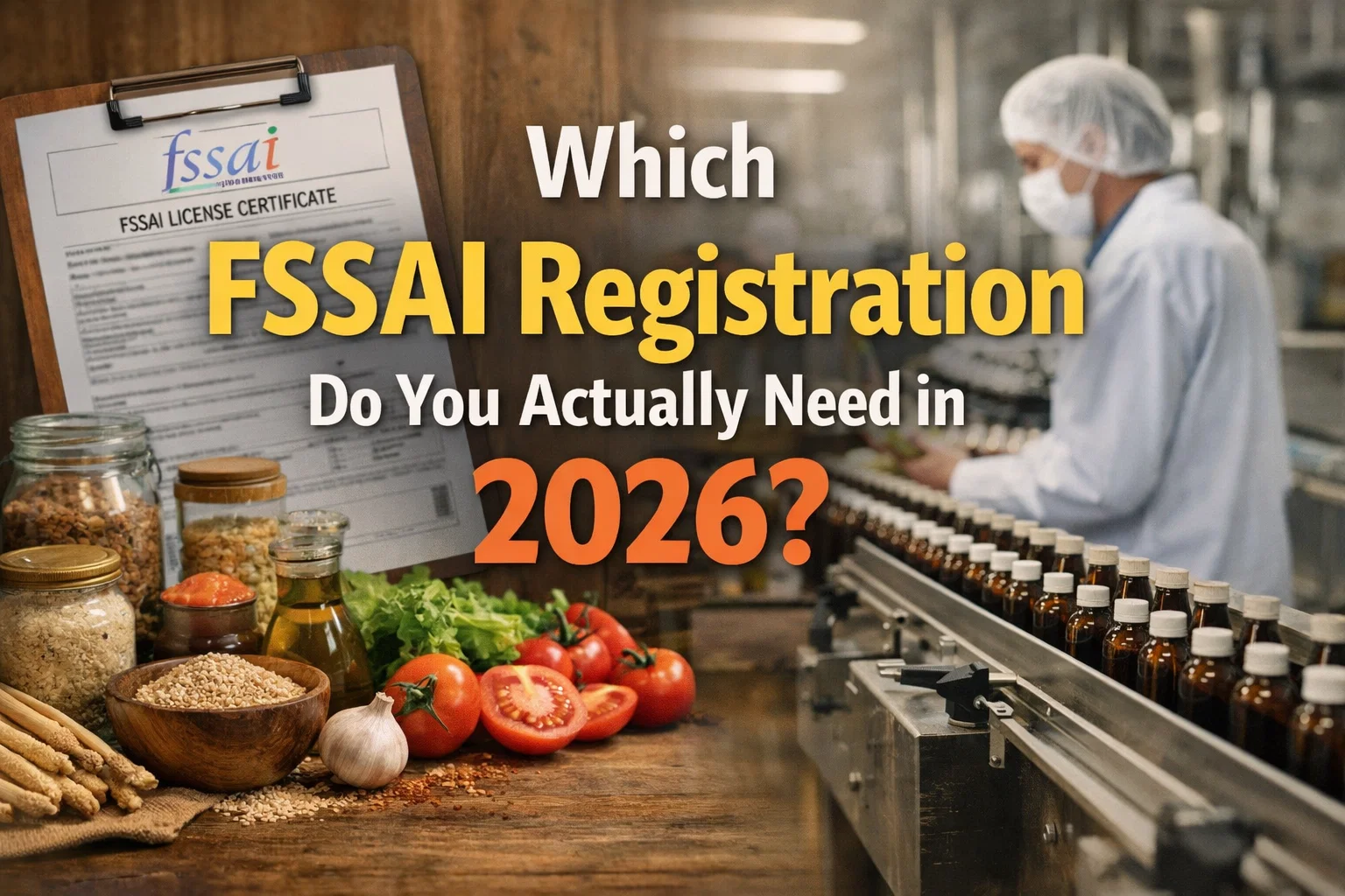 Which FSSAI Registration Do You Actually Need in 2026?