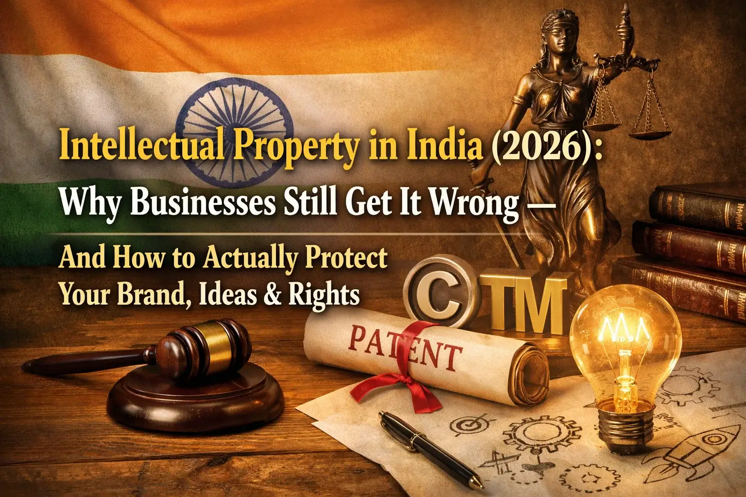 Intellectual Property in India (2026): Why Businesses Still Get It Wrong — And How to Actually Protect Your Brand, Ideas & Rights