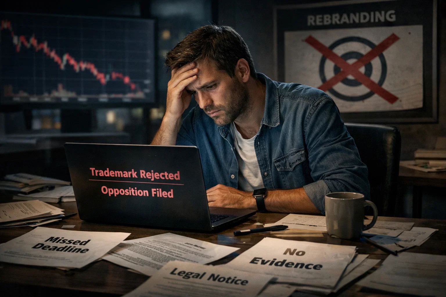 trademark objection vs trademark opposition mistakes leading to rejection financial loss and rebranding risk for businesses