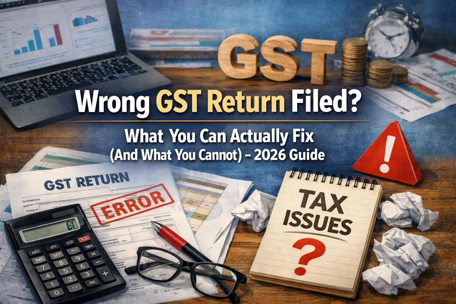 Wrong GST Return Filed? What You Can Actually Fix (And What You Cannot) – 2026 Guide