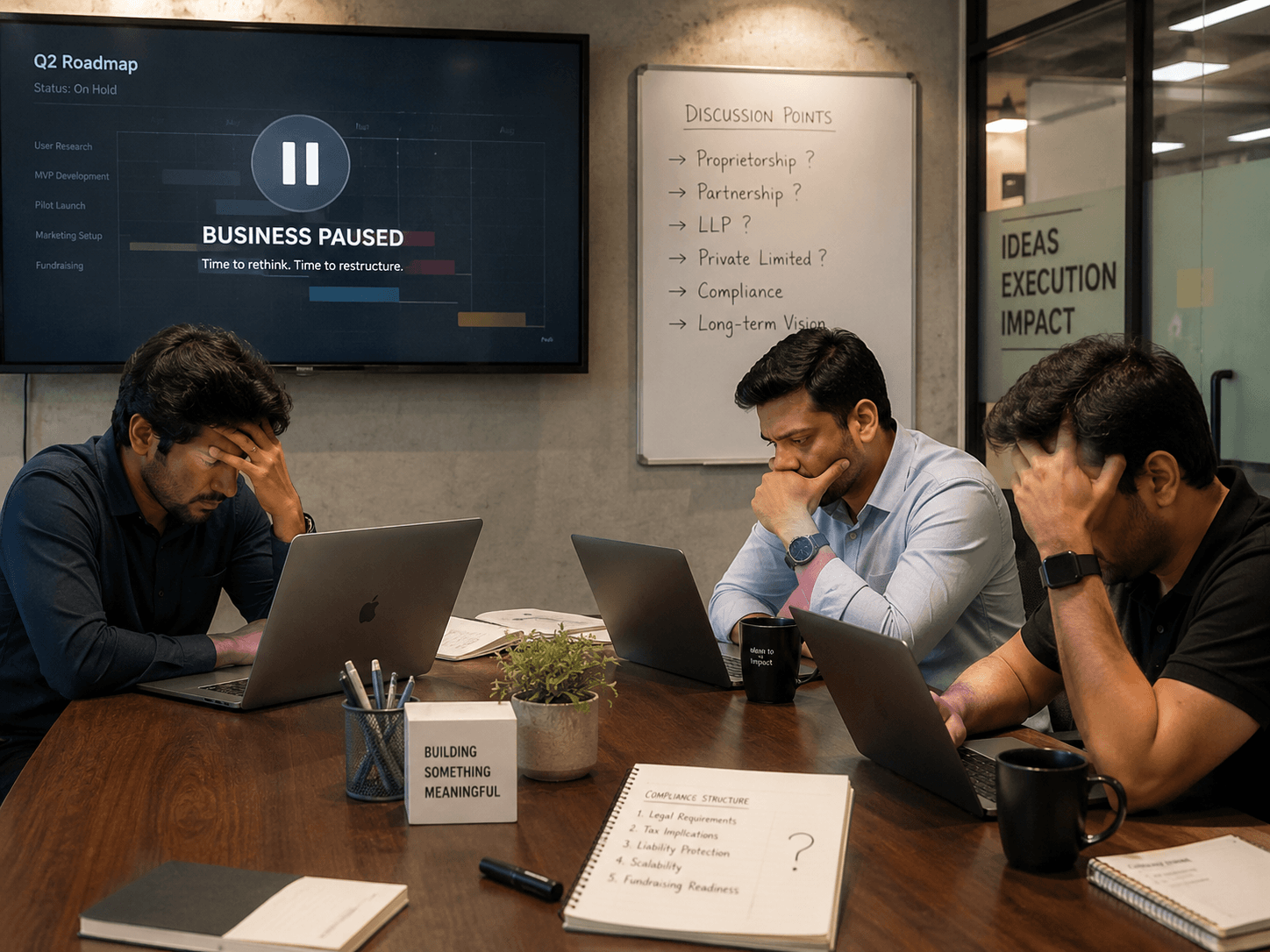 Startup founders evaluating dormant company status India 2026 while deciding whether to pause operations or continue ROC compliance obligations.