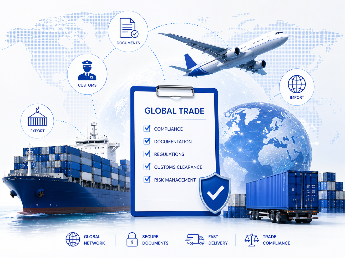 import export compliance India process with logistics and documentation system