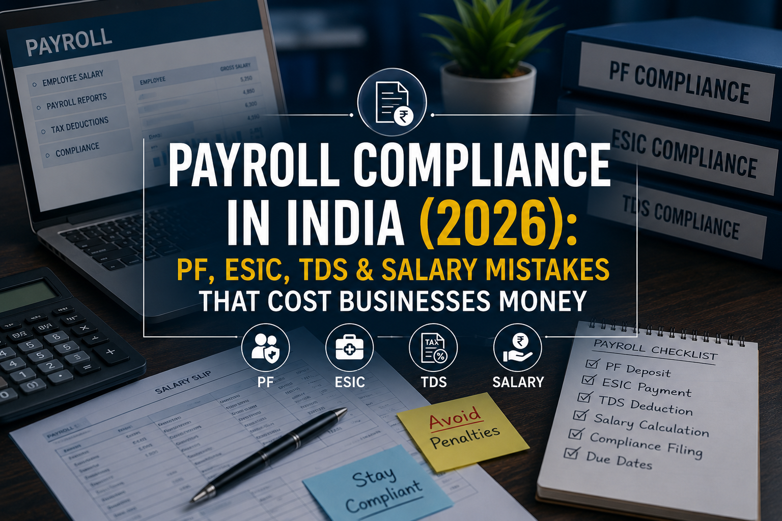 Payroll Compliance in India (2026): PF, ESIC, TDS & Salary Mistakes That Cost Businesses Money
