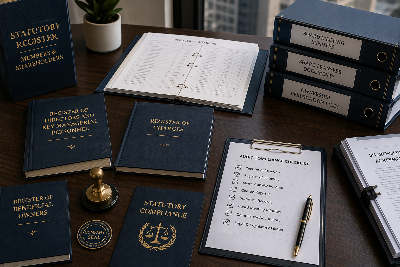 Statutory Registers Under Companies Act for private limited company compliance and ownership records