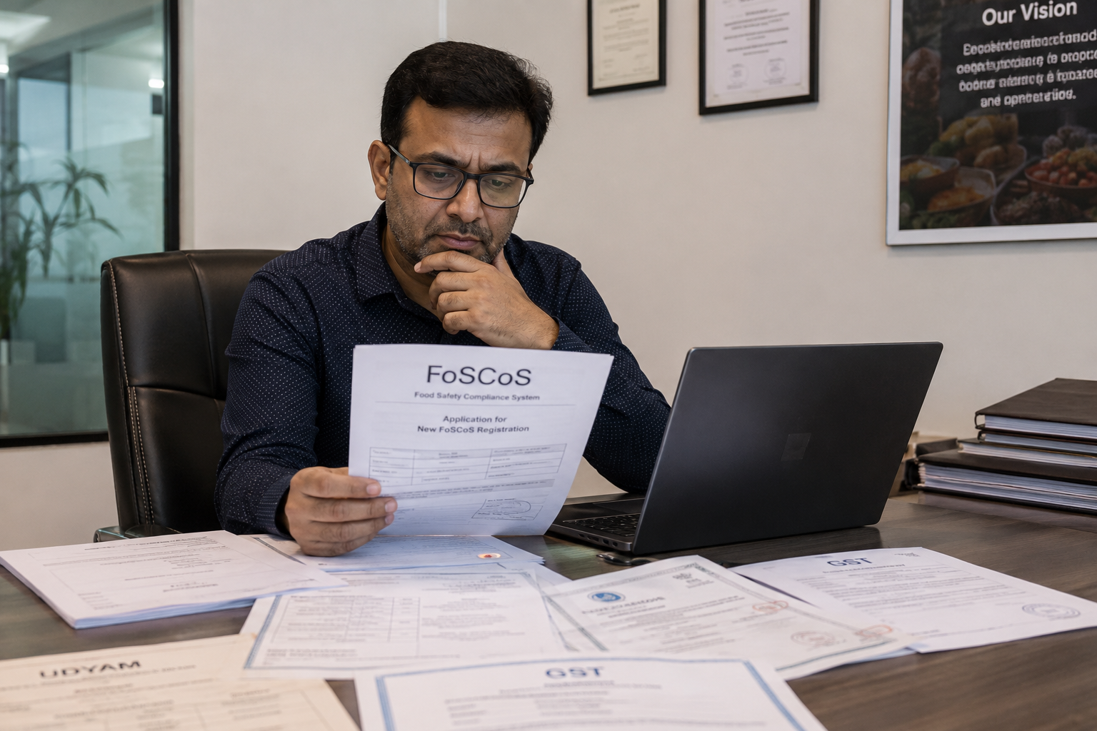 FSSAI License Rejected due to FoSCoS application mistakes causing approval delays
