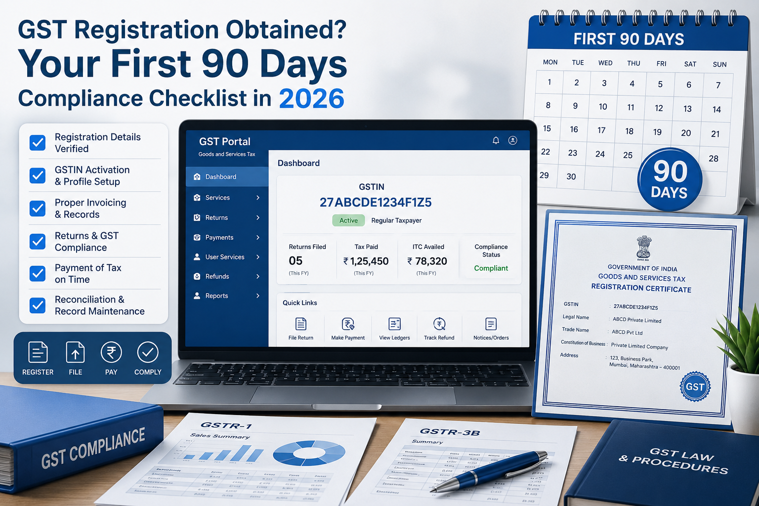 GST Compliance Checklist for new businesses after GST registration in 2026