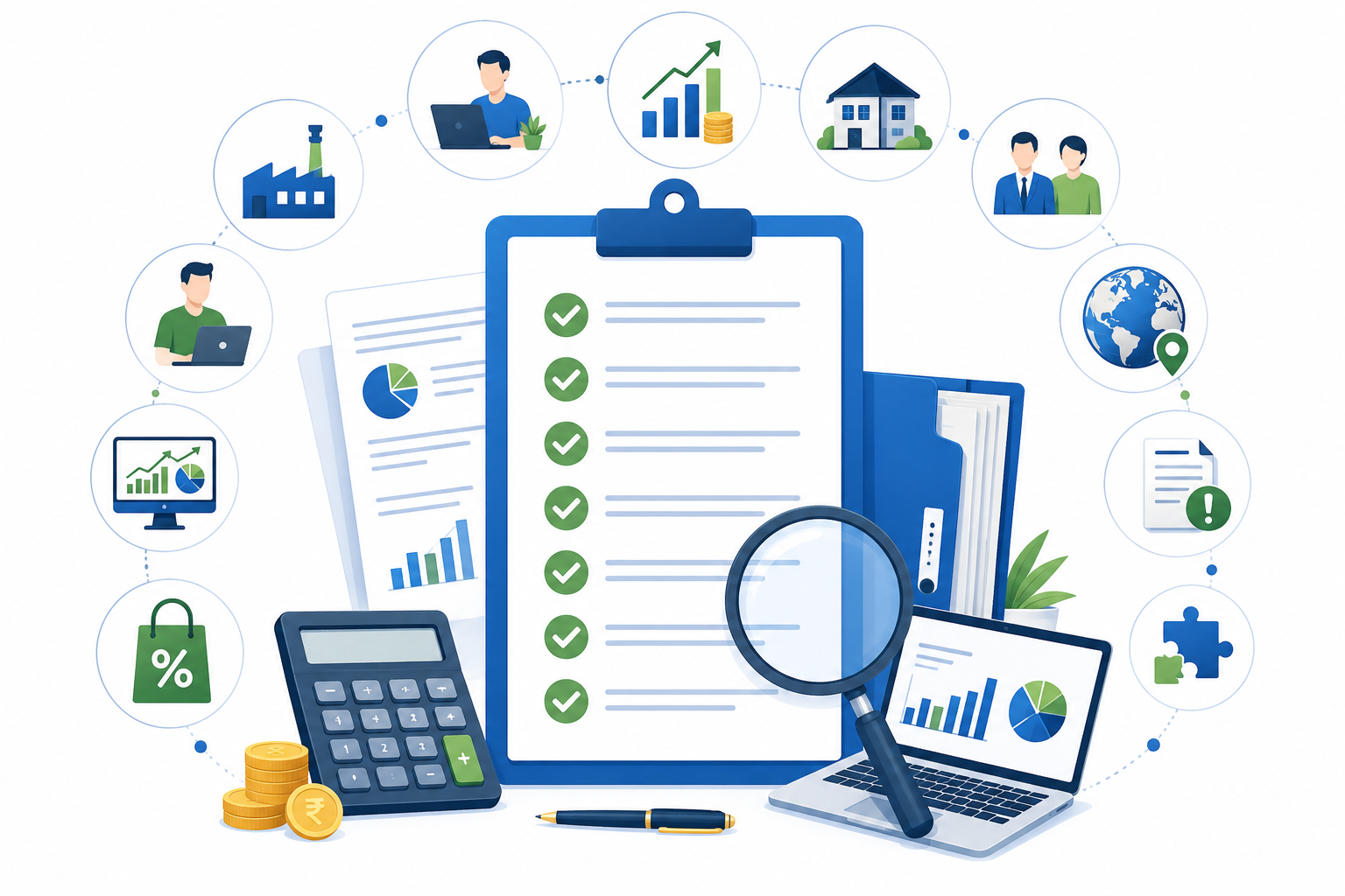 Professional income tax filing decision checklist for taxpayers with complex income