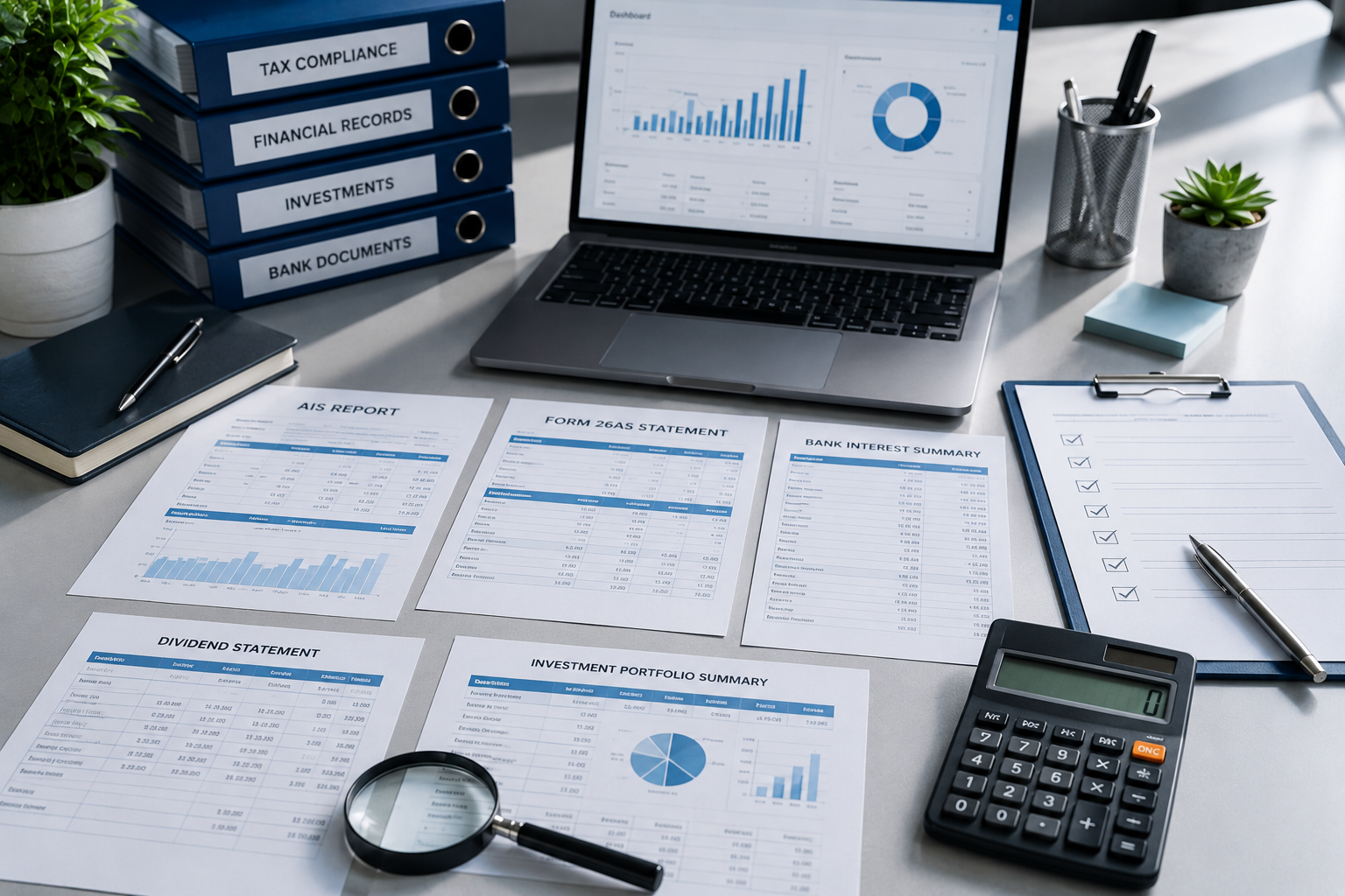 Forgot income in ITR checklist using AIS and Form 26AS for income reconciliation